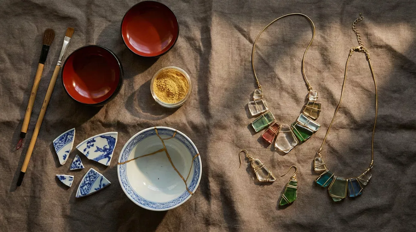 Sustainable Japanese Craft Upcycling: Kintsugi & Boro
