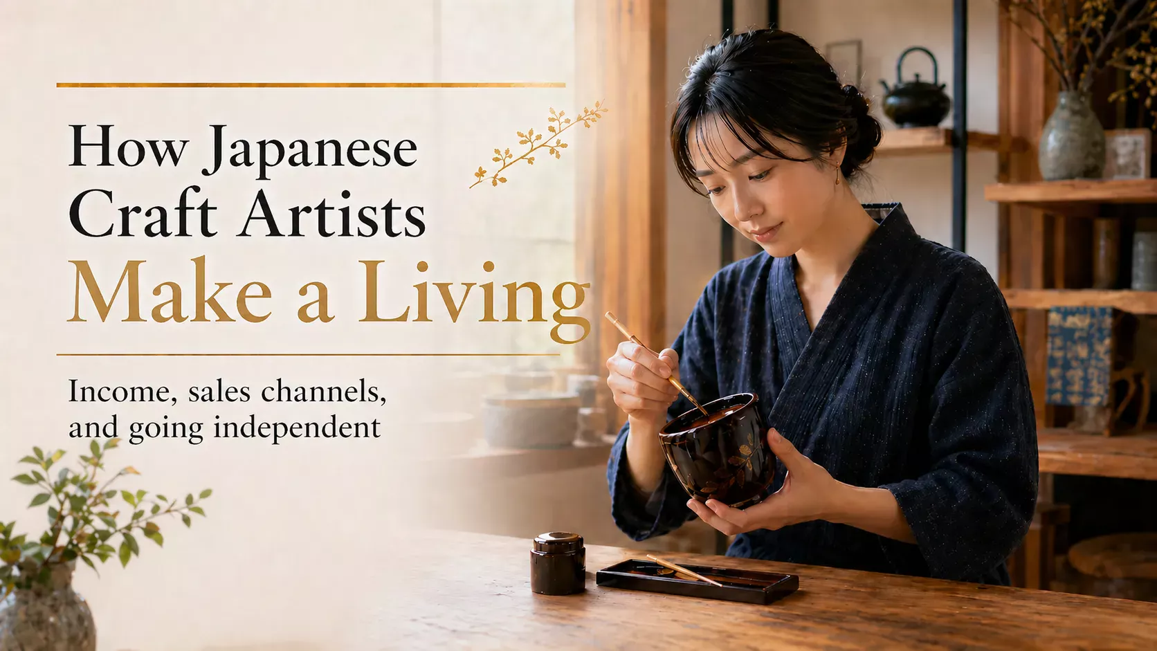 How Japanese Craft Artists Earn a Living | Income, Sales Channels, and Going Independent