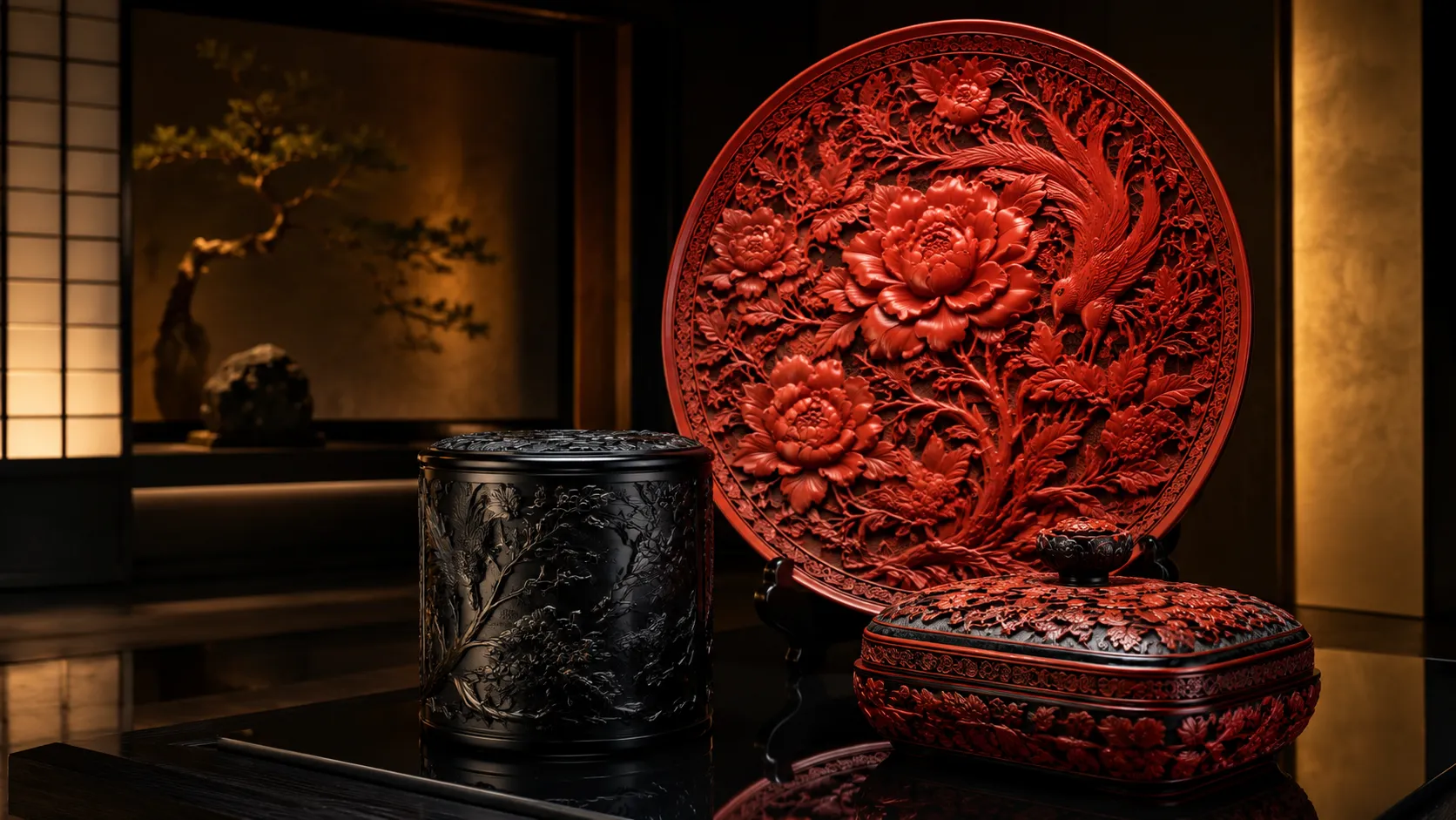 Japanese Carved Lacquer (Choshitsu): Techniques and Terms